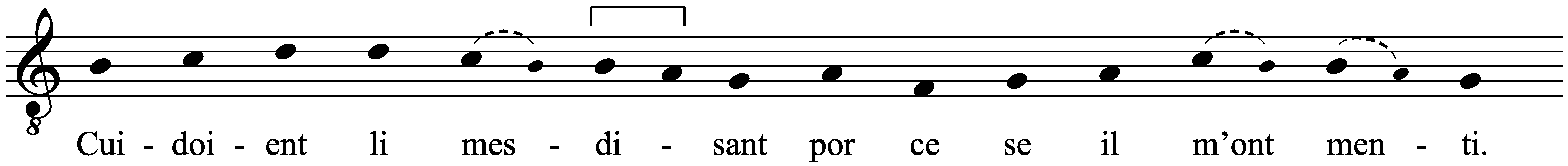 Work musical notation